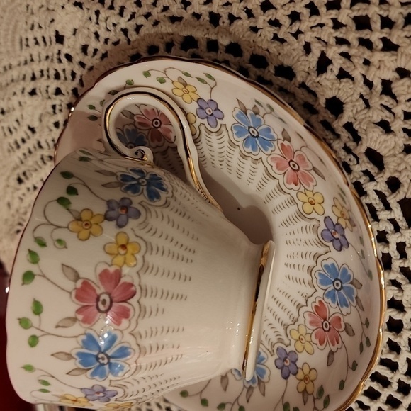 Tuscan fine bone china‎ cup an saucer England - Picture 3 of 8